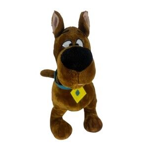 Cartoon Network Scooby Doo Plush Brown Dog Stuffed Animal Cartoon Network Tag
